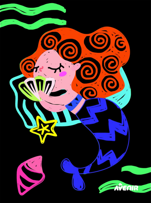 Set de razuit Scratch Junior - Mica Mea Sirena, + 3 ani [5]