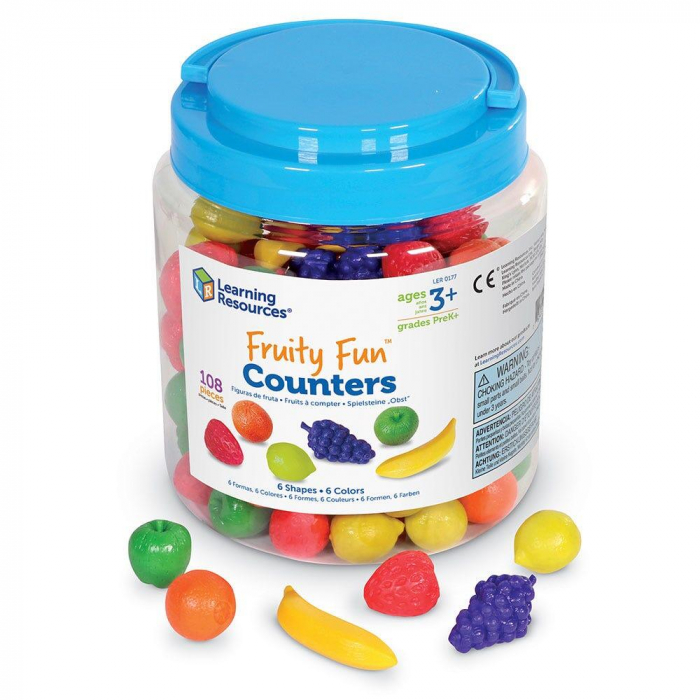 Set de sortat - Fructe (108 piese), Learning Resources, 2-3 ani + [2]