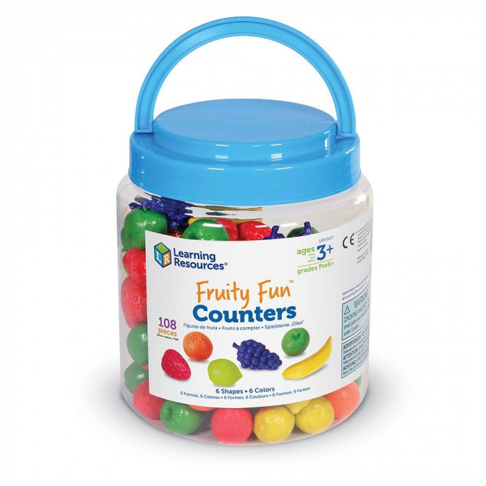 Set de sortat - Fructe (108 piese), Learning Resources, 2-3 ani + [3]