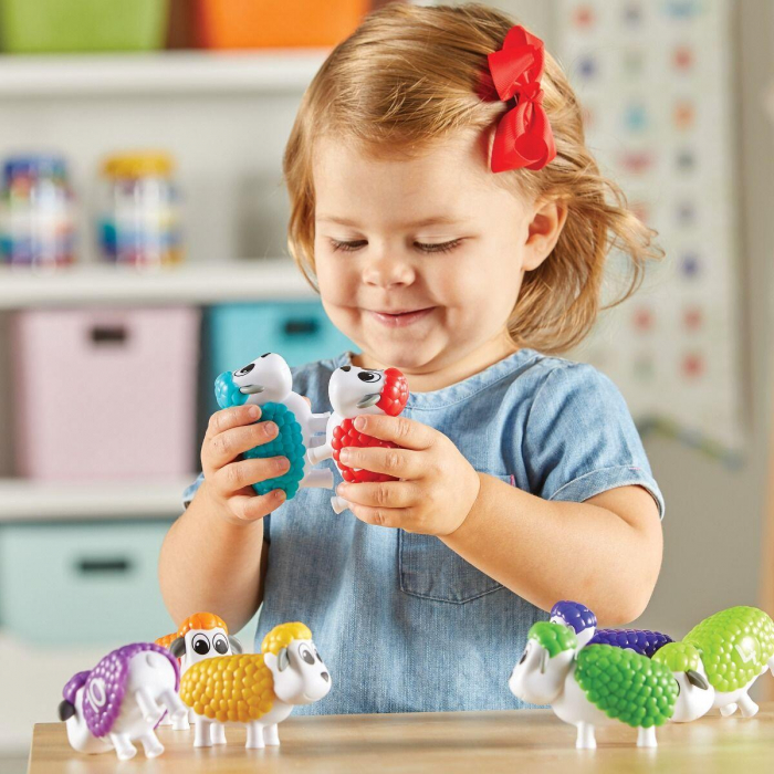 Set de sortat si numarat - Oite cu cifre, Learning Resources, 1-2 ani + [3]