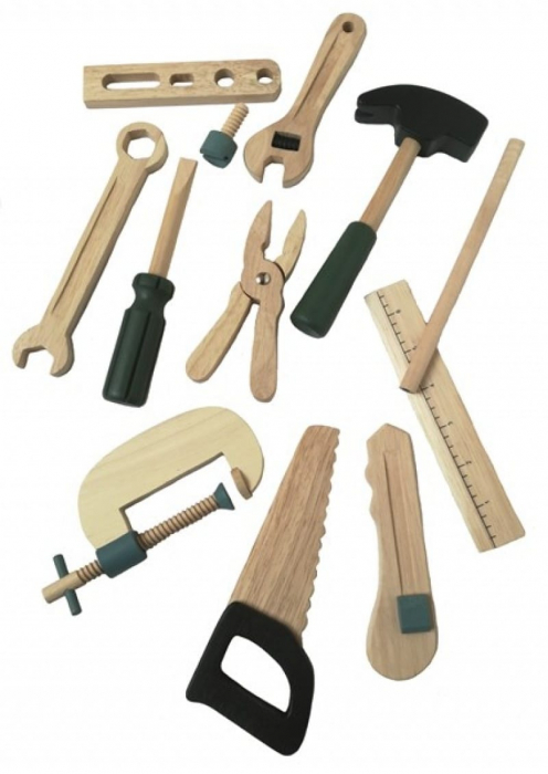Set de unelte din lemn, Egmont toys, 2-3 ani + [2]