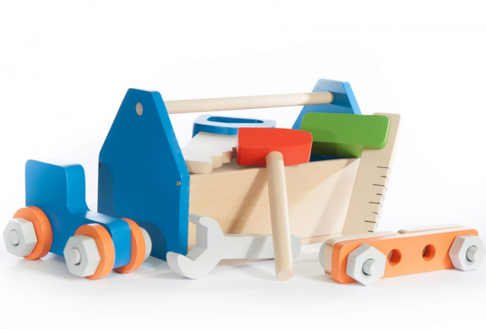 Set de unelte din lemn, Marc toys, 2-3 ani + [2]