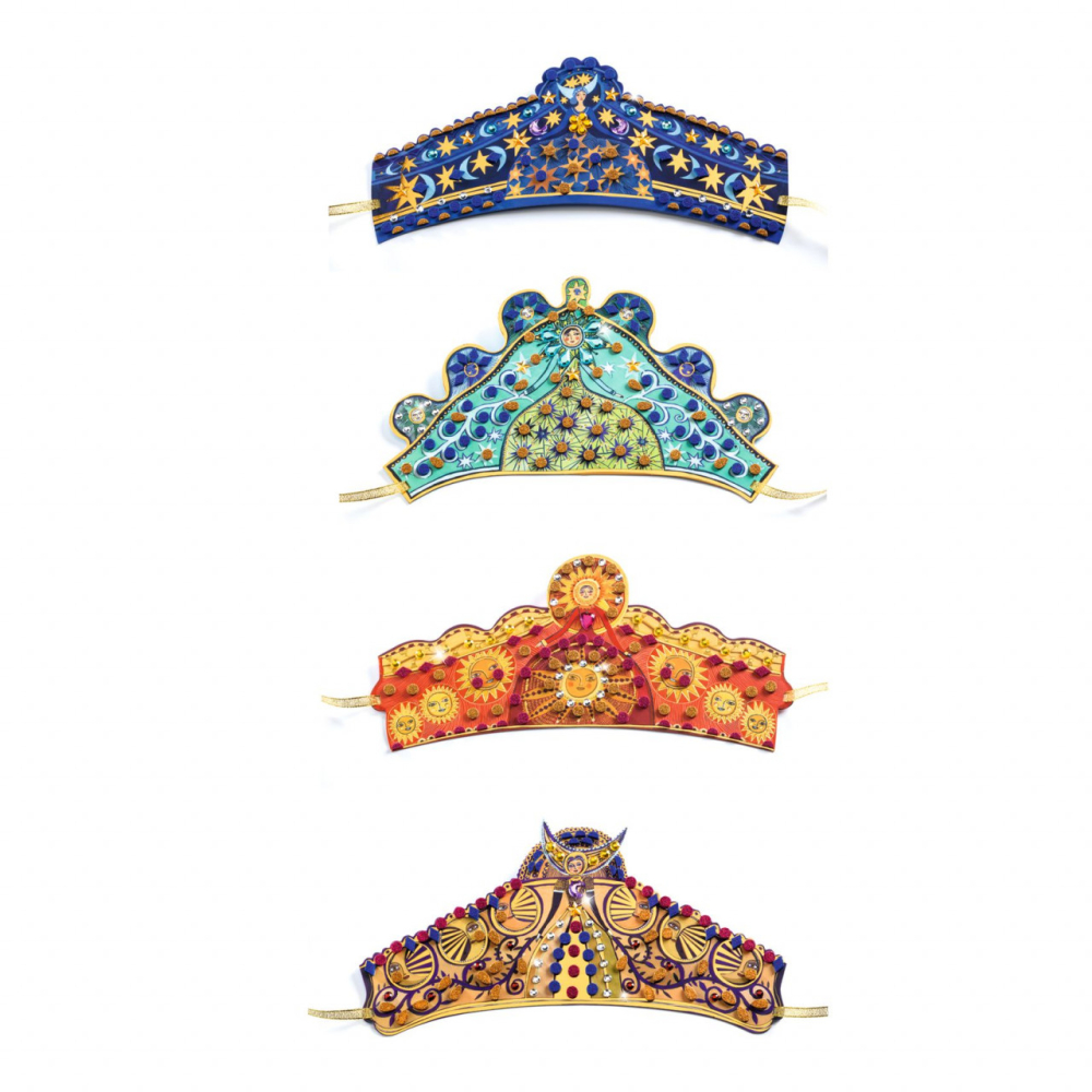Set DIY Diademe, Djeco, 4-5 ani + [3]