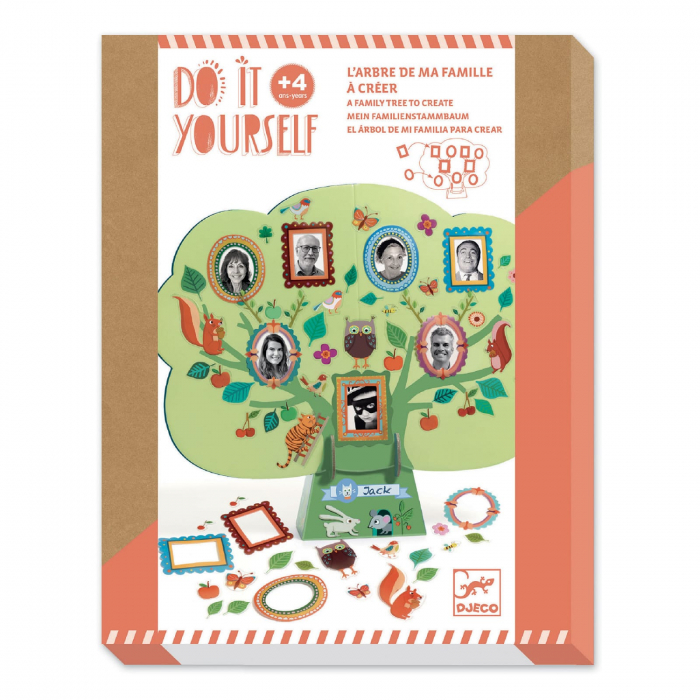 Set DIY Djeco, Arborele genealogic, 4-5 ani + [3]
