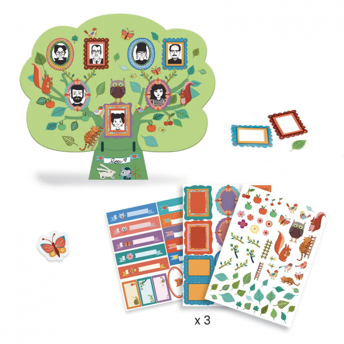 Set DIY Djeco, Arborele genealogic, 4-5 ani + [2]