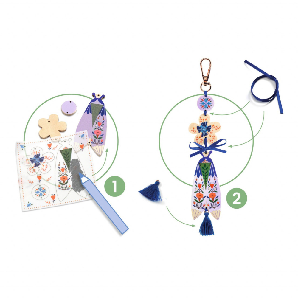 Set DIY Djeco, Brelocuri si accesorii [2]