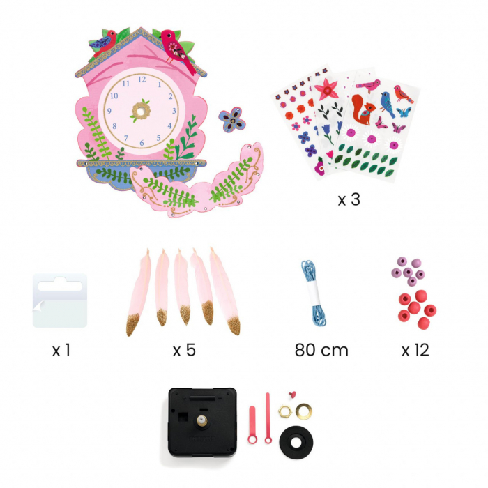 Set DIY Djeco, Ceas de perete [4]