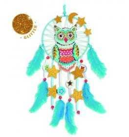 Set DIY Djeco, Dreamcatcher cu sclipici, 6-7 ani + [4]