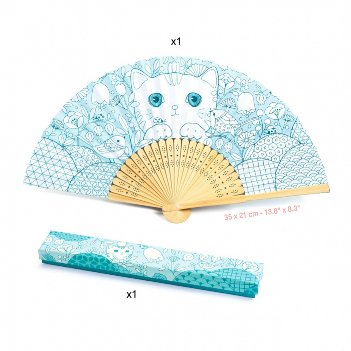 Set DIY Djeco, Evantai Koneko, + 6 ani [3]