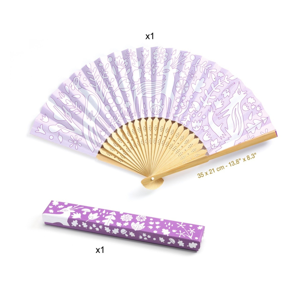Set DIY Djeco, evantaiul perfect, 6-7 ani + [3]