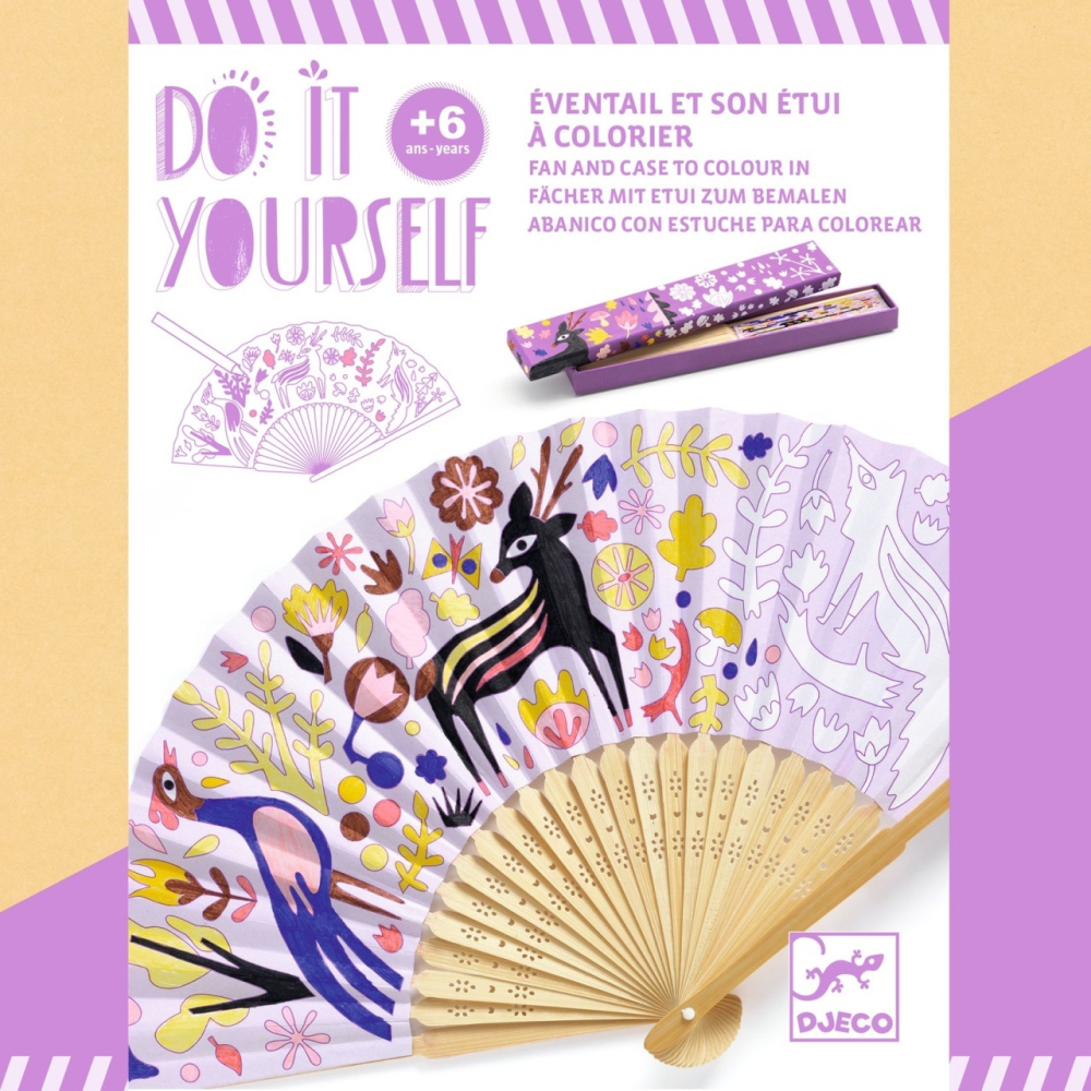 Set DIY Djeco, evantaiul perfect, 6-7 ani + [5]