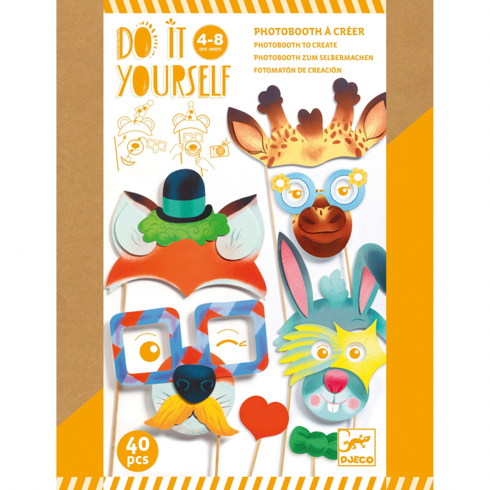 Set DIY Djeco, Masti petrecere, 4-5 ani + [2]