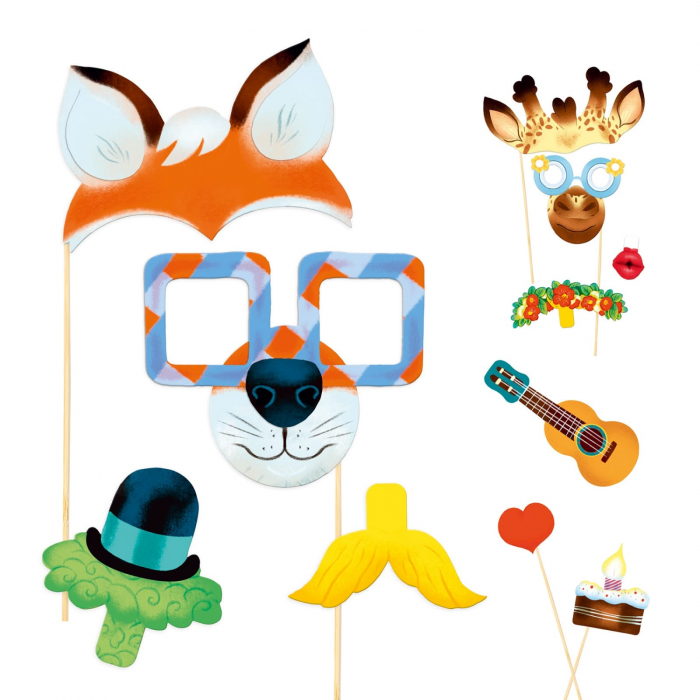 Set DIY Djeco, Masti petrecere, 4-5 ani + [3]