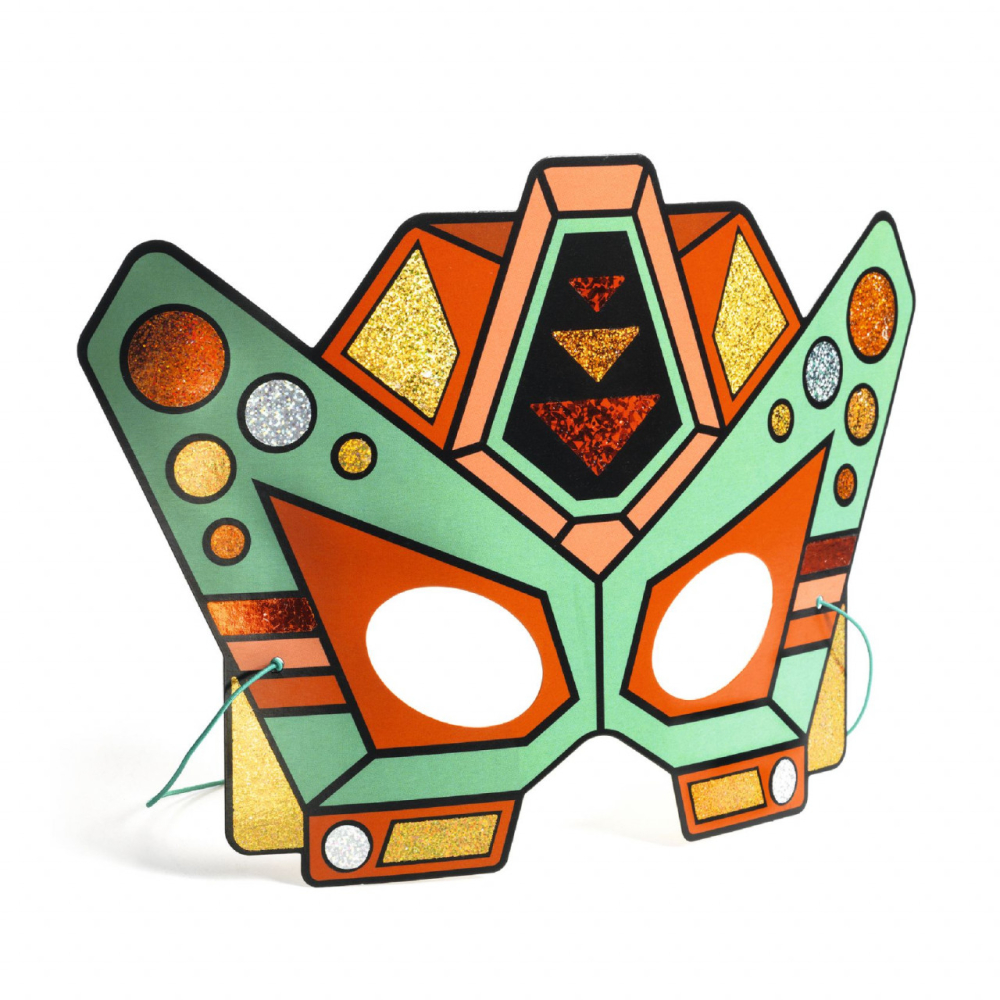 Set DIY Djeco, Masti roboti, 5 ani+ [4]