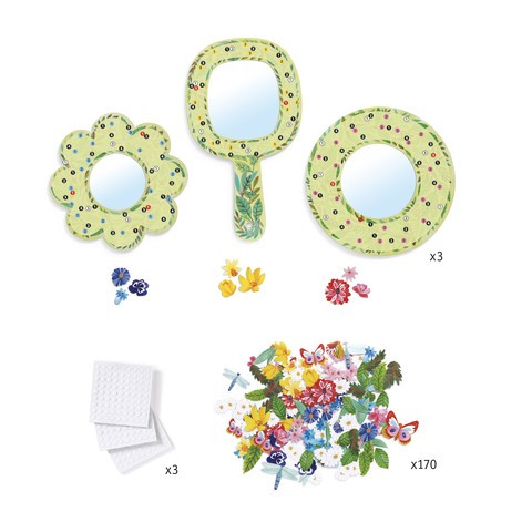 Set DIY Djeco, oglinzi inflorate, 6-7 ani + [4]