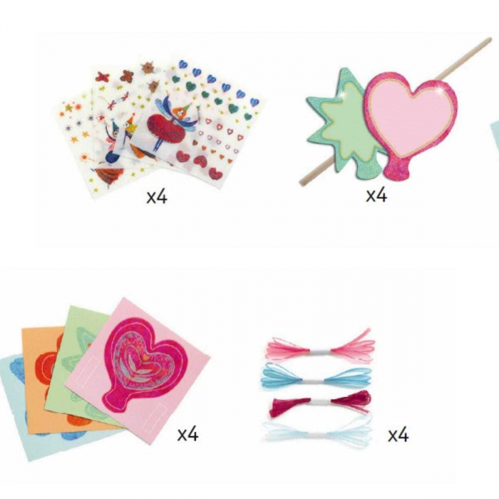 Set DIY Djeco, zane, 2-3 ani + [2]