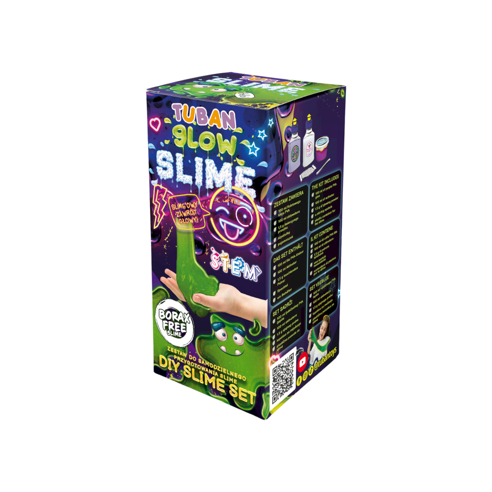 Set DIY experimente SLIME, GLOW IN THE DARK [4]