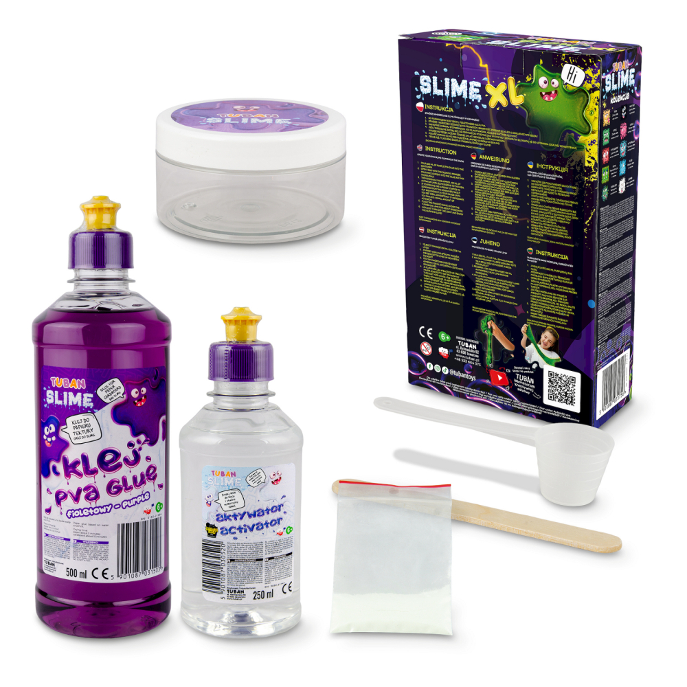 Set DIY experimente SLIME, GLOW IN THE DARK XL [7]