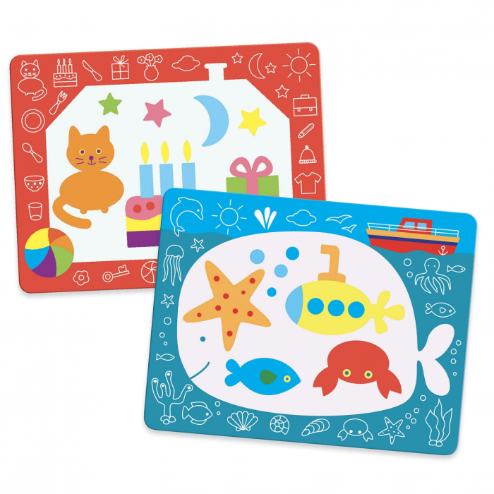 Set Djeco pictura cu apa, Primele desene, 0-1 ani + [4]