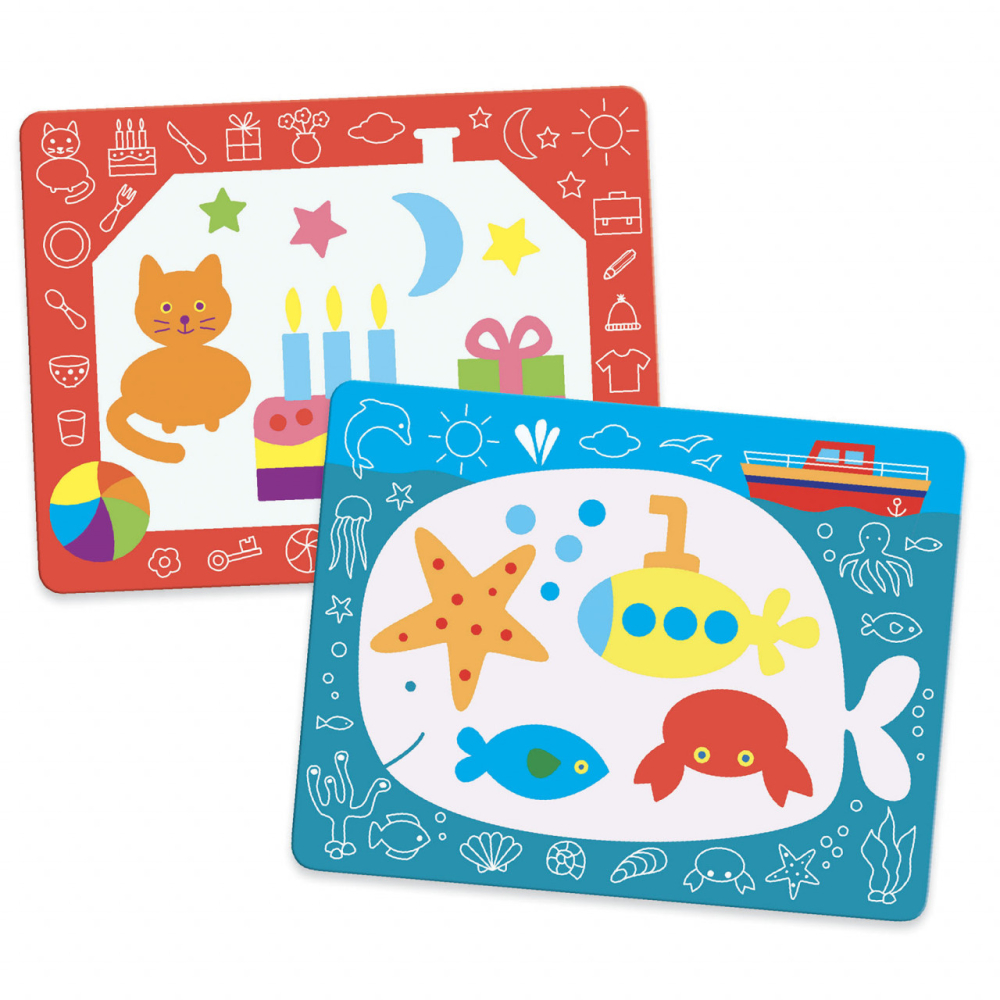 Set Djeco pictura cu apa, Primele desene, 0-1 ani + [4]