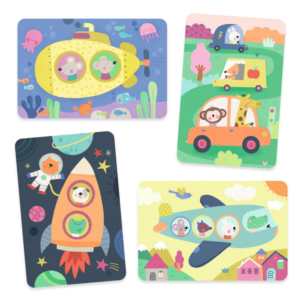 Set Djeco pictura cu apa, Vehicule, 18 luni+ [2]