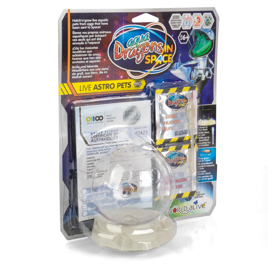Set educativ STEM - AQUA DRAGONS   - Habitat Lumea subacvatica - acvariu asteroid cu LED-uri [1]
