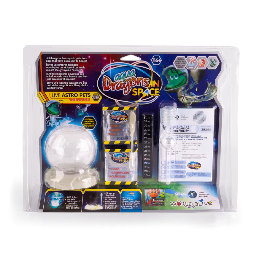 Set educativ STEM - AQUA DRAGONS   - Habitat Lumea subacvatica - acvariu asteroid Deluxe cu LED-uri [4]