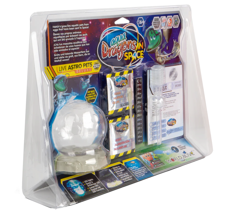 Set educativ STEM - AQUA DRAGONS   - Habitat Lumea subacvatica - acvariu asteroid Deluxe cu LED-uri [1]