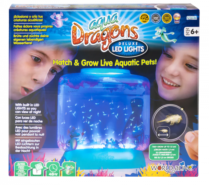 Set educativ STEM - AQUA DRAGONS Habitat Lumea subacvatica - acvariu Deluxe cu LED-uri [2]