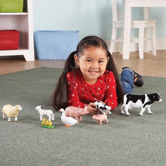 Set ferma - Mama si puiul, Learning Resources, 0-1 ani + [2]