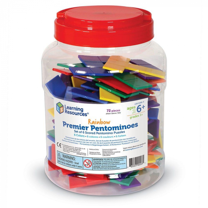 Set forme geometrice - Pentomino, Learning Resources, 6-7 ani + [3]
