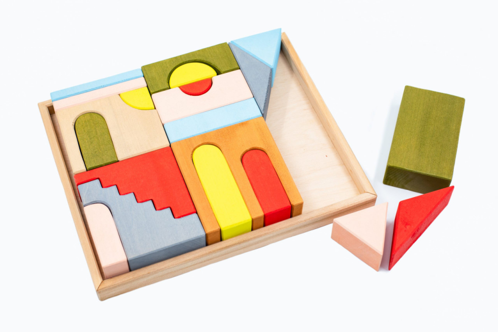 Set Handmade, Constructor din Lemn Mati, Marc toys, 2-3 ani + [2]