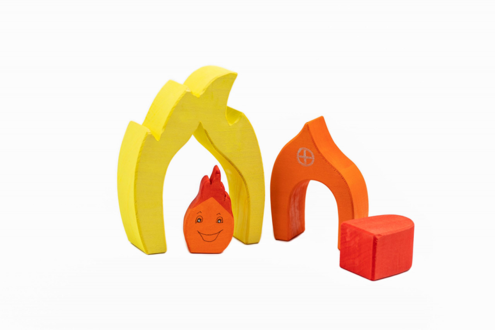 Set handmade Marc toys, Casuta focului, 2-3 ani + [2]