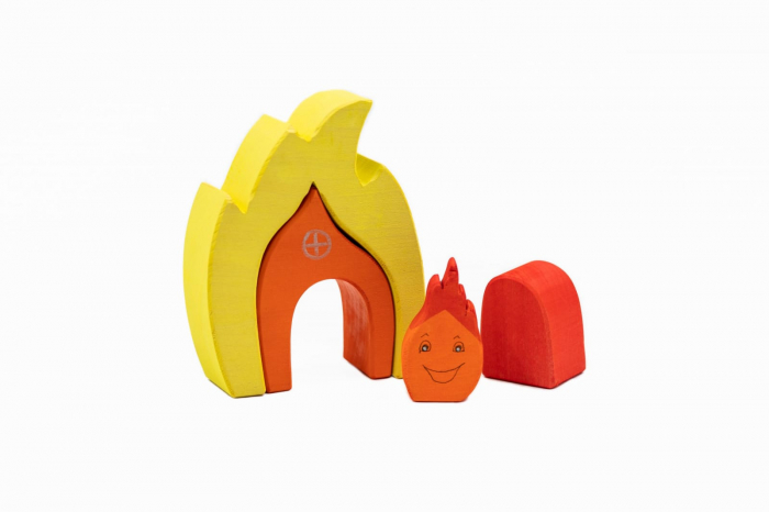 Set handmade Marc toys, Casuta focului, 2-3 ani + [3]