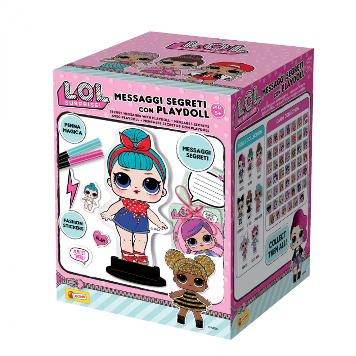 Set LOL Surprise - Mesaje Secrete, LISCIANI, 4-5 ani + [6]