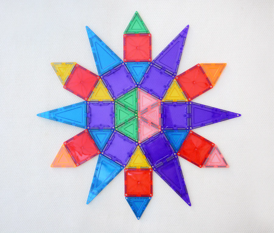 Set magnetic Magblox - 101 piese magnetice de constructie transparente [5]