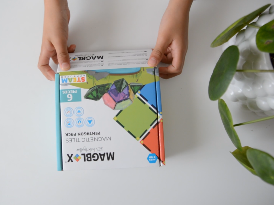 Set magnetic Magblox - 6 piese magnetice pentagon pentru constructie [10]