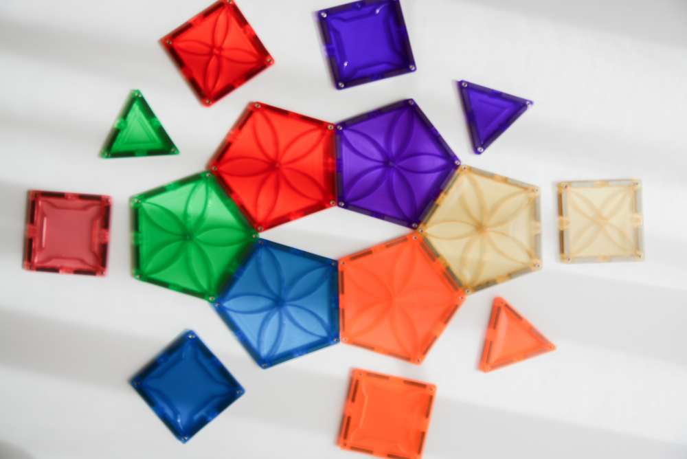 Set magnetic Magblox - 6 piese magnetice pentagon pentru constructie [5]