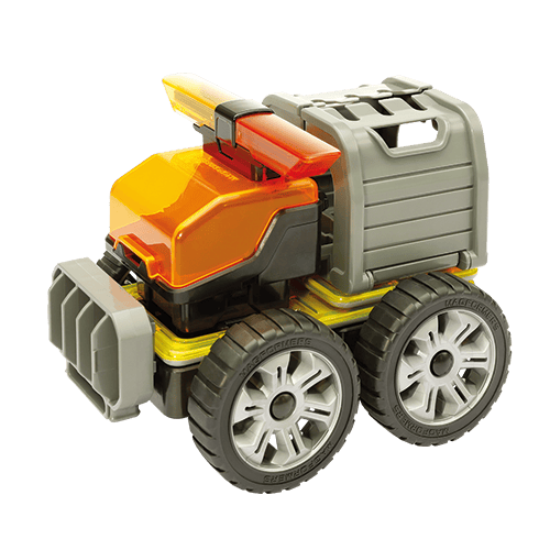 Set magnetic Magformers, Uimitorul set de construit pe santier, Clicstoys, 2-3 ani + [5]