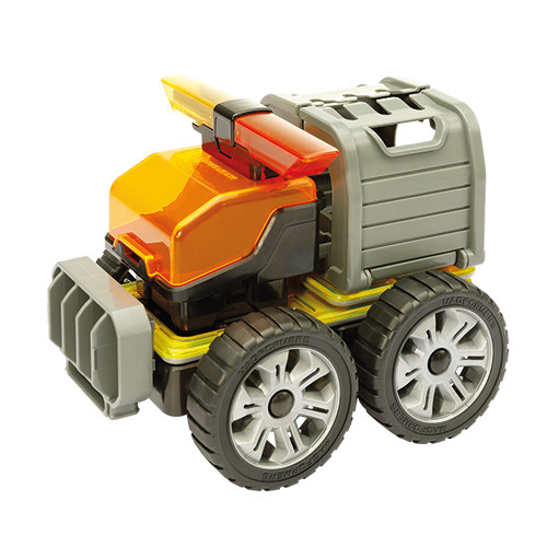 Set magnetic Magformers, Uimitorul set de construit pe santier, Clicstoys, 2-3 ani + [5]