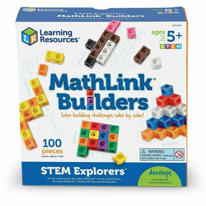 Set MathLink - Constructii 3D, Learning Resources, 4-5 ani + [7]