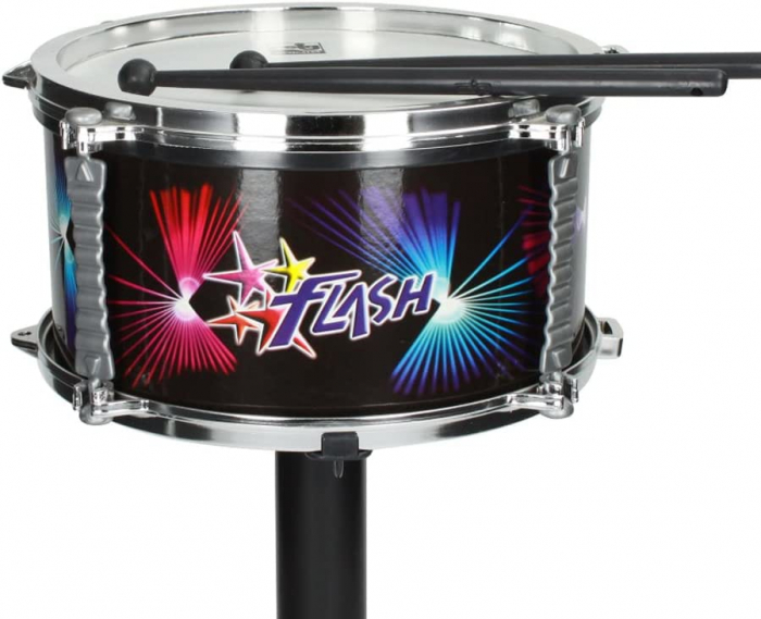 Set muzical tobe (baterie) flash, lumini si microfon, Reig Musicales, 4-5 ani + [5]