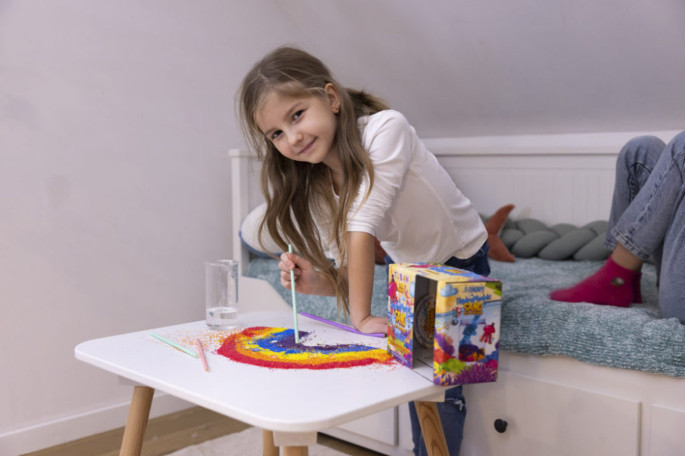 Set Nisip Hidrofob - 5 culori si acvariu [8]