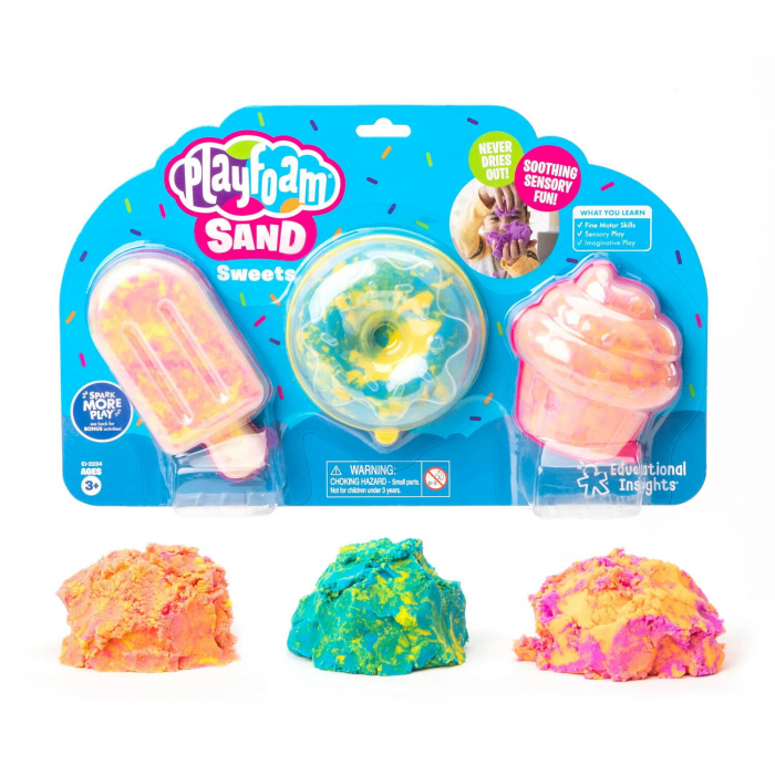 Set nisip kinetic - Dulciuri - Playfoam™, Educational Insights, 3 ani+ [2]