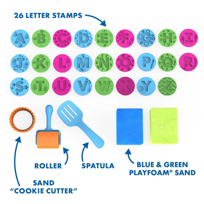 Set nisip kinetic prajiturele ABC - Playfoam™, Educational Insights, 3 ani+ [4]