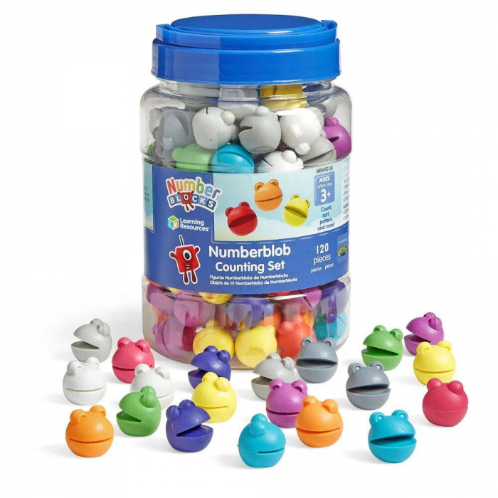 Set Numberblocks pentru sortat si numarat - Numberblob, Hand2Mind, 4-5 ani + [8]