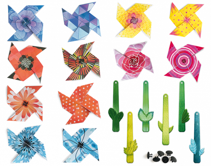 Set Origami incepatori - Moristi de vant, Ludattica, 5 ani+ [2]