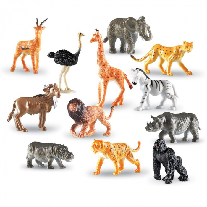 Set pentru sortat - Animalute din jungla, Learning Resources, 2-3 ani + [3]