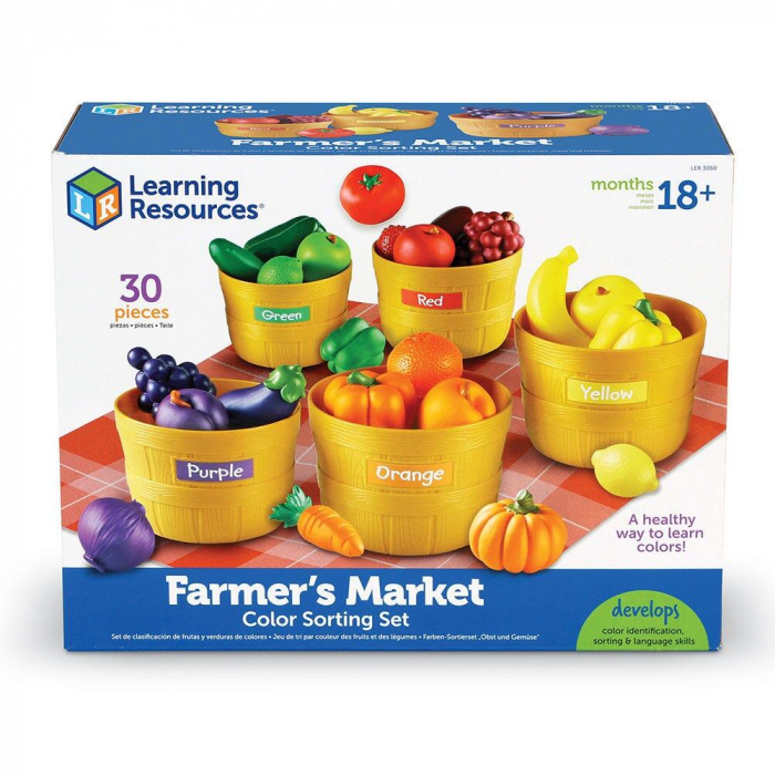 Set pentru sortat - Magazinul fermierului, Learning Resources, 0-1 ani + [3]