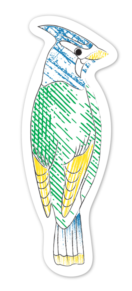 Set pictura cu apa - semne de carte Pasari, colectia Creatii Naturale [9]